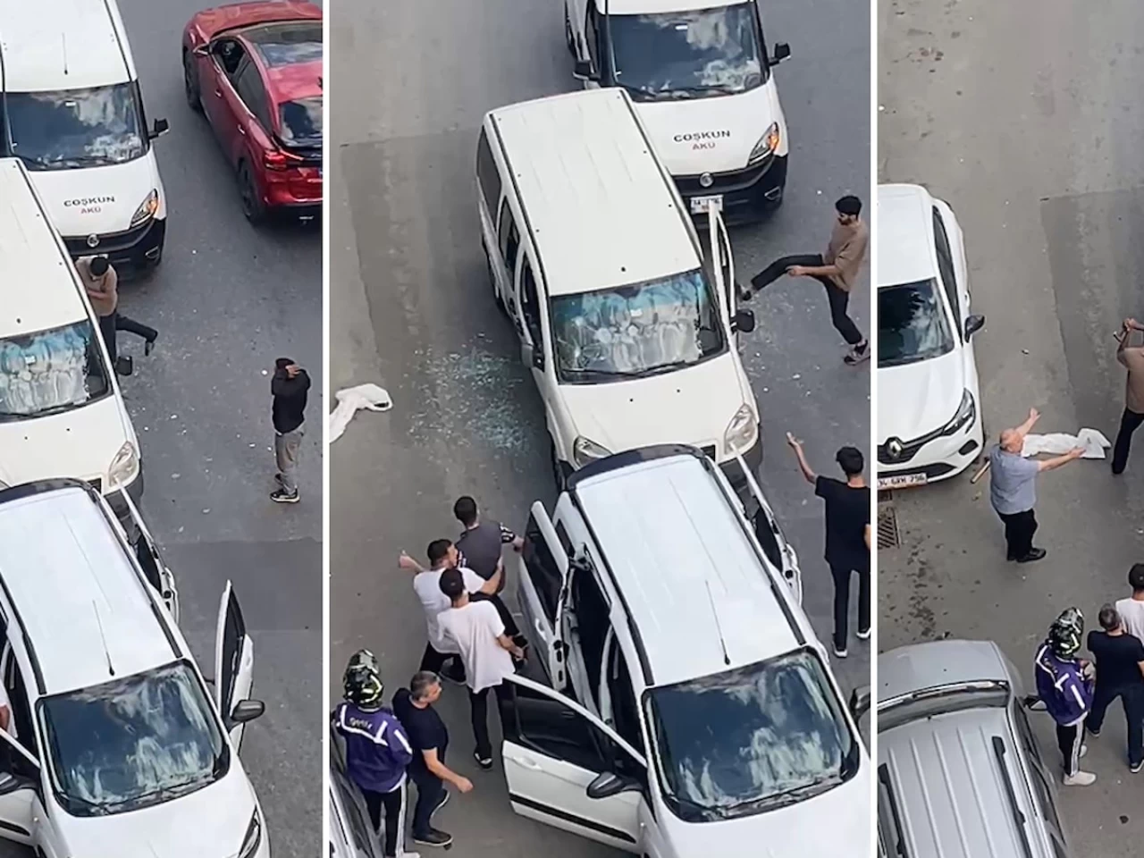 Kağıthane'de Çekiçli Saldırı: Trafikte Dehşet Anları!