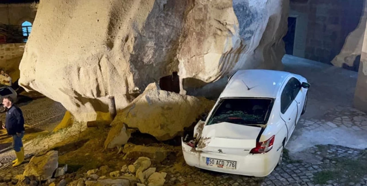 Nevşehir Göreme'de Şiddetli Sağanak Yağış Hayatı Felç Etti