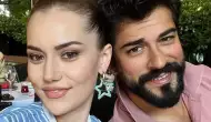 Eşinden Fahriye Evcen'e tatil dönüşünde çiçekli karşılama