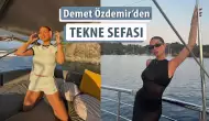 Demet Özdemir'in sempatik tekne pozlarına beğeni yağdı