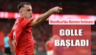 Kerem Aktürkoğlu Benfica kariyerine golle başladı