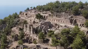 Alanya Syedra Antik Kenti’nde Gece Müzesi Çalışmaları Sürüyor