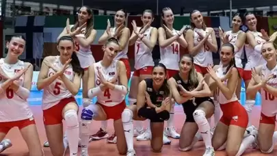 20 yaş altı kadın milli voleybol takımımızdan Avrupa Şampiyonluğu