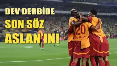 Dev derbide Galatasaray'dan Fenerbahçe'ye gol şov!