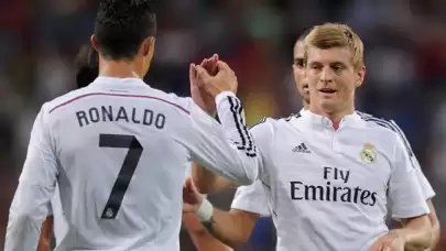 Toni Kroos'tan esprili Cristiano Ronaldo paylaşımı