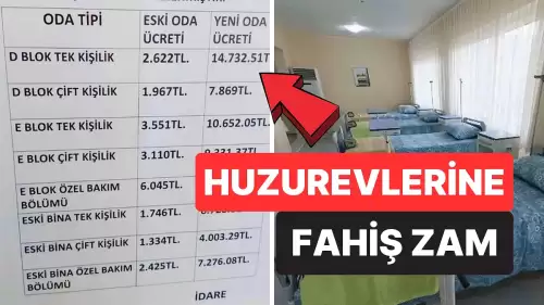 Huzurevi Ücretlerine Şok Zam: Aylık Ücretler Yüzde 300 Artarak 10.000 TL'yi Aştı!